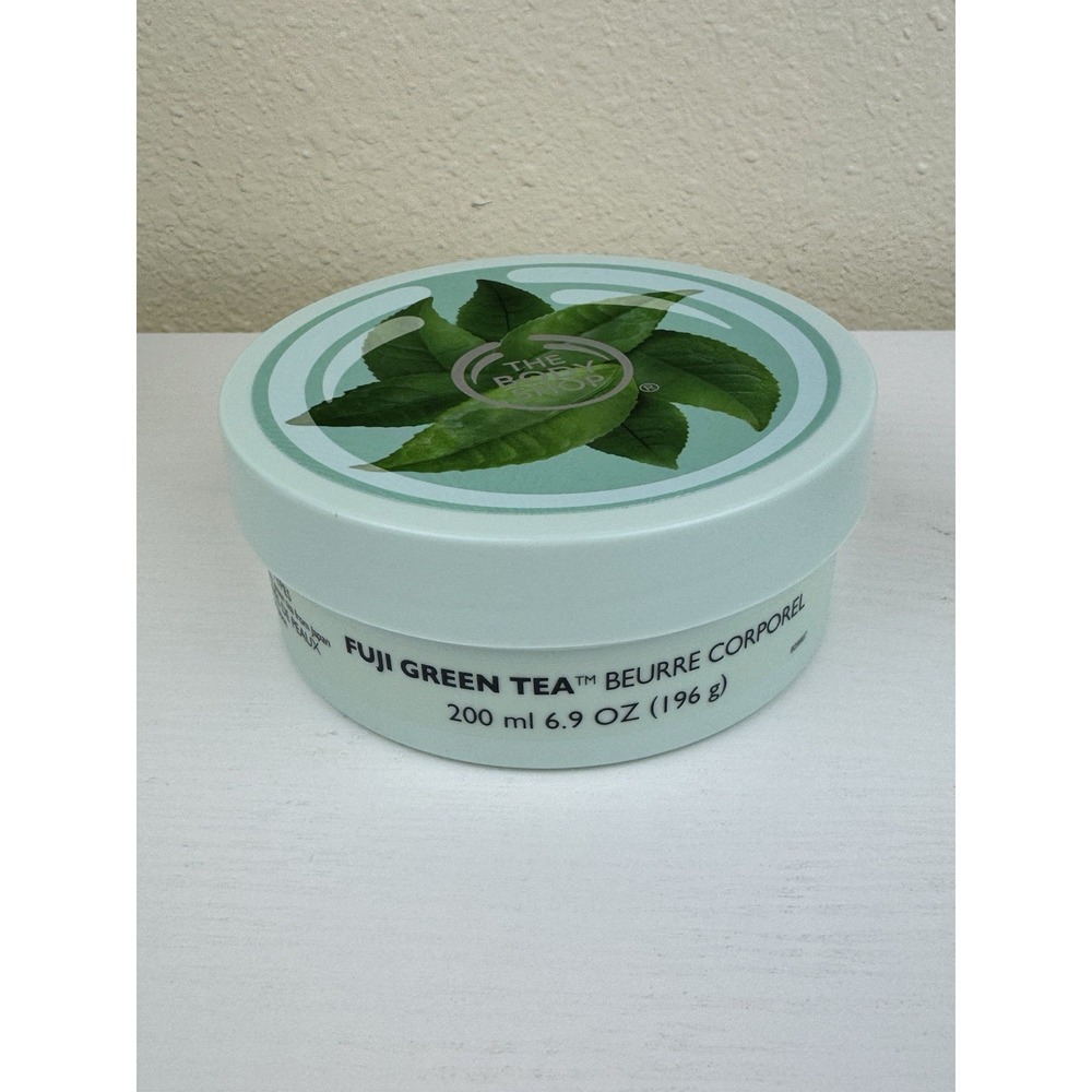 THE BODY SHOP FUJI GREEN TEA Body Scrub Wash Butter Mothers Day Gift Set NIB - Picture 3 of 16